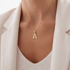 Cut Initial Letter Pendant