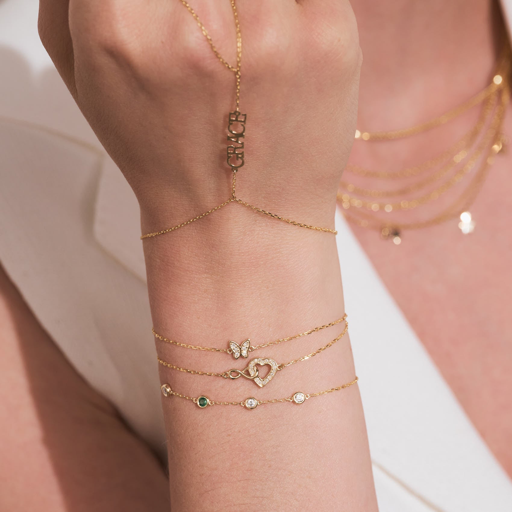 Birthstone By the Yard Bracelet