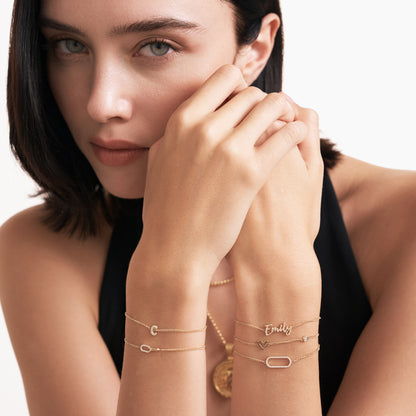 Diamond Name Bracelet