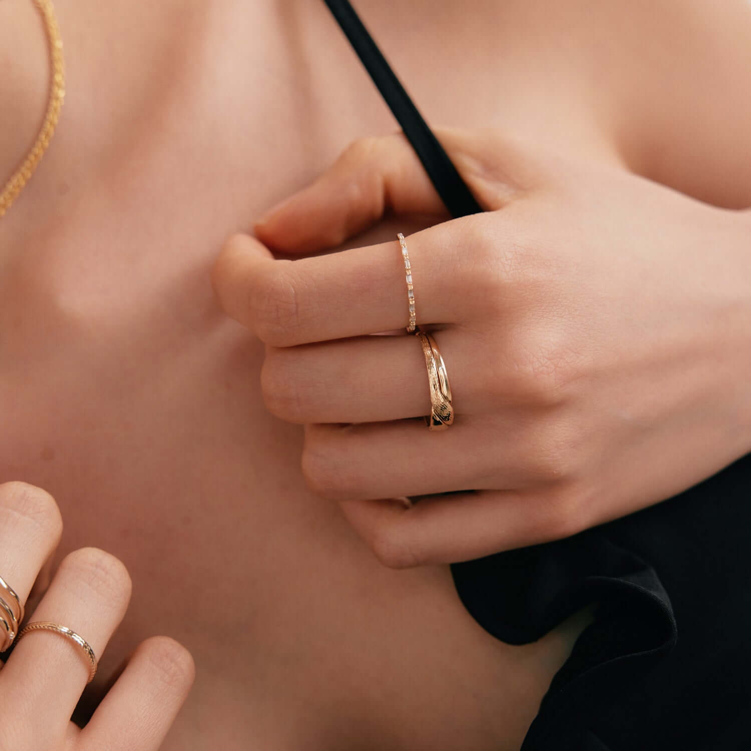 Baguette Half Eternity Ring