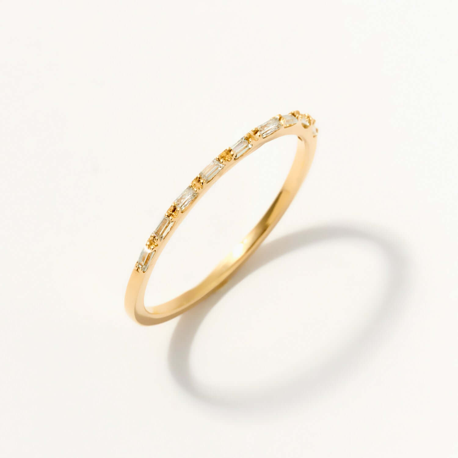 Baguette Half Eternity Ring