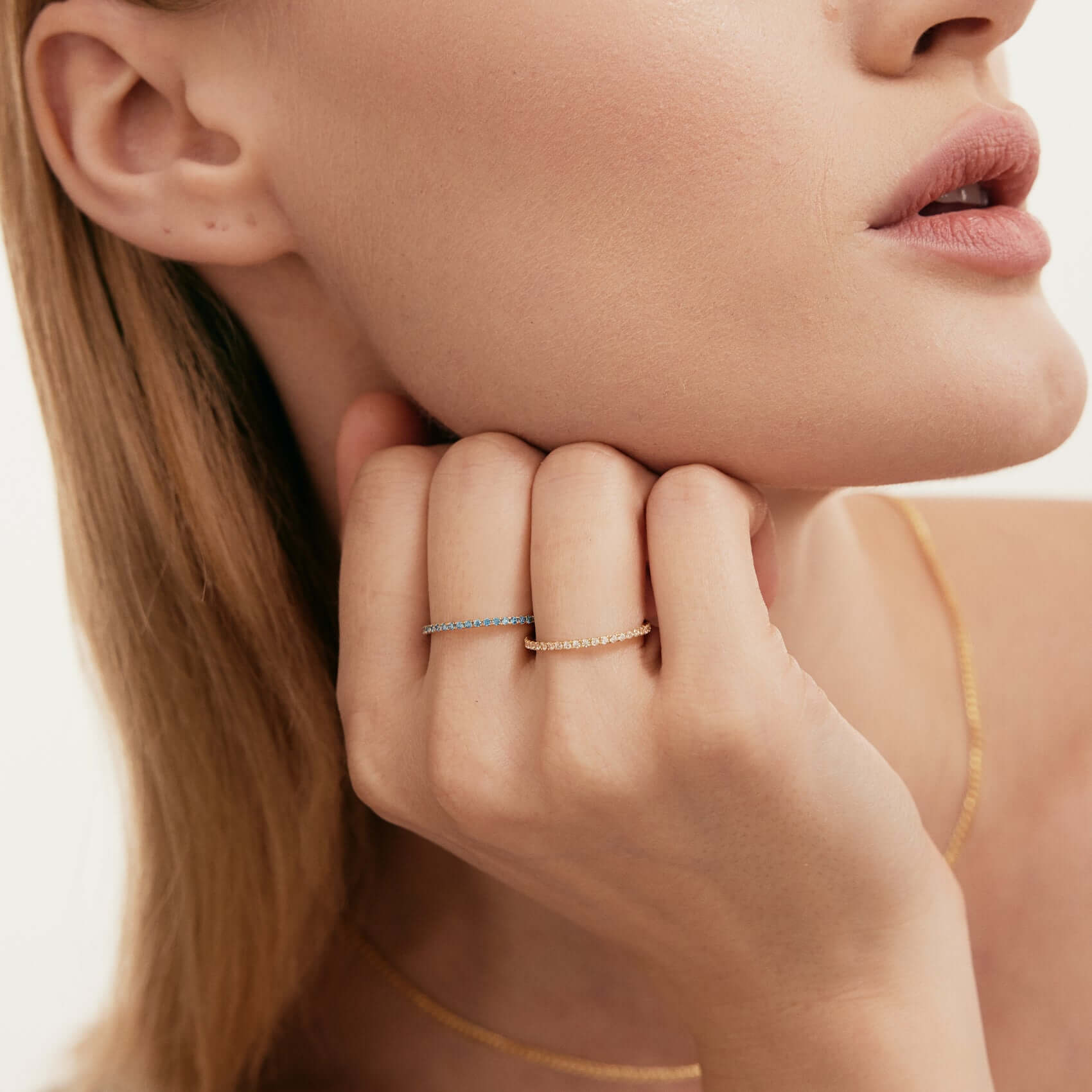 Birthstone Full Eternity Stacking Ring