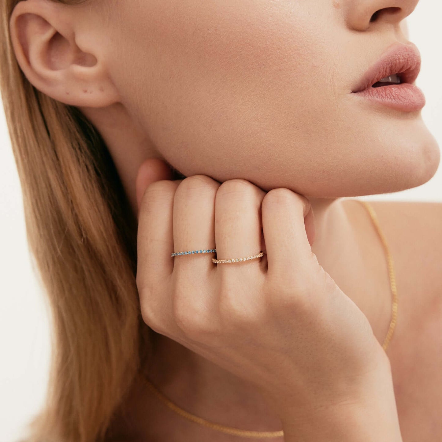 Birthstone Full Eternity Stacking Ring