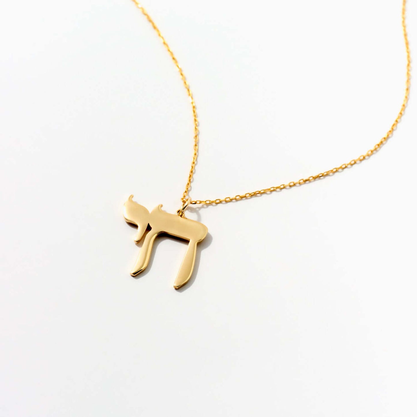 Chai Life Necklace in 14K Solid Gold