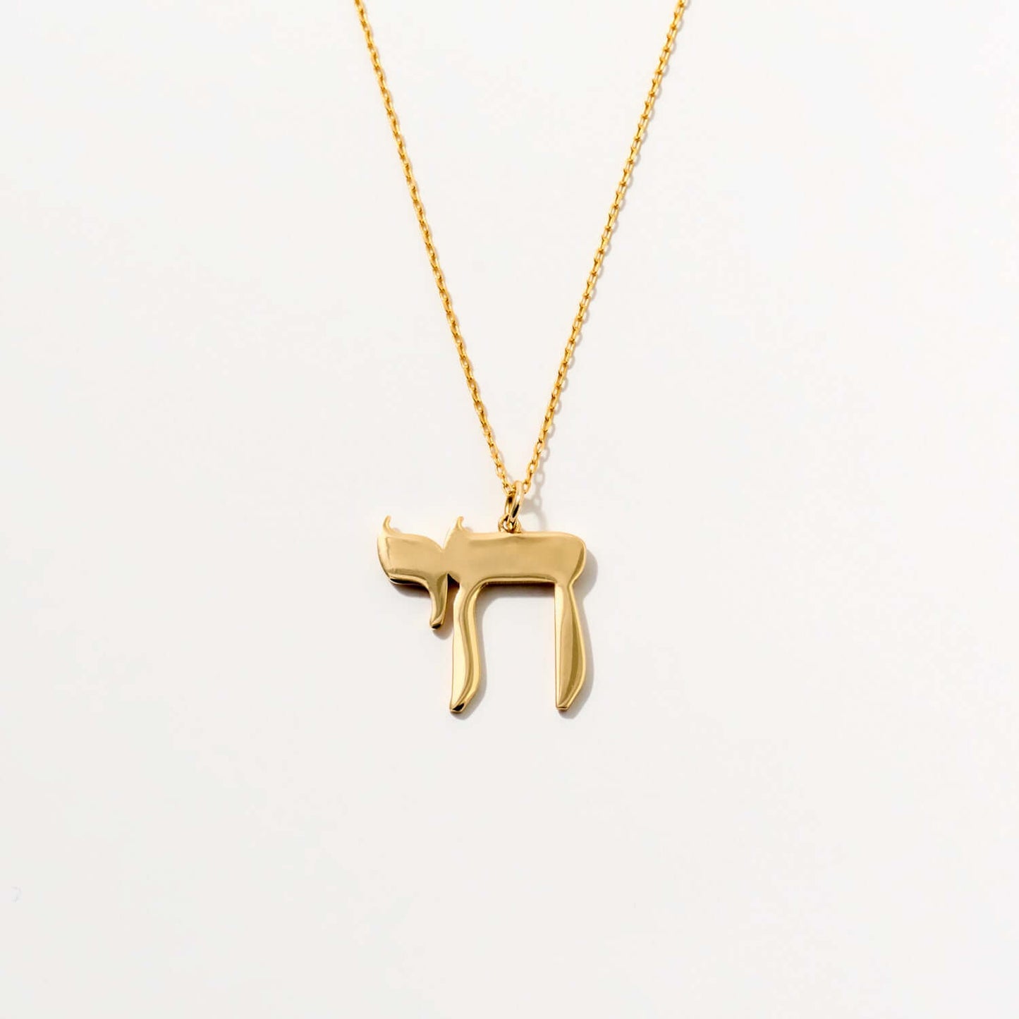 Chai Life Necklace in 14K Solid Gold