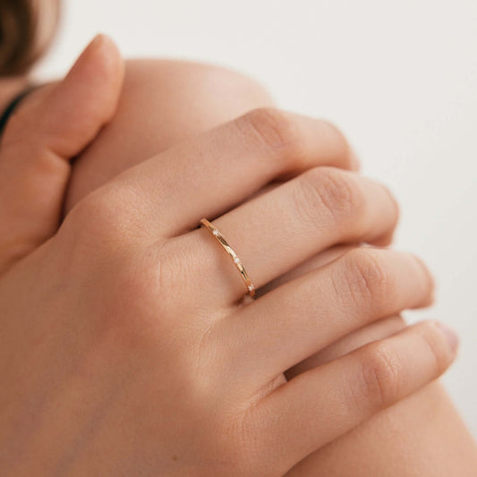 Diamond Stacking Ring