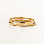 Double Band Stacking Ring