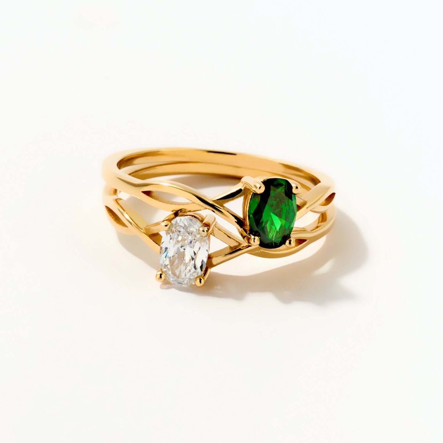 Ivy Birtshstone Ring in 14K Solid Gold