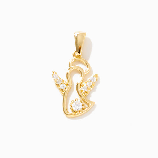 Angel Charm in 14k Solid Gold