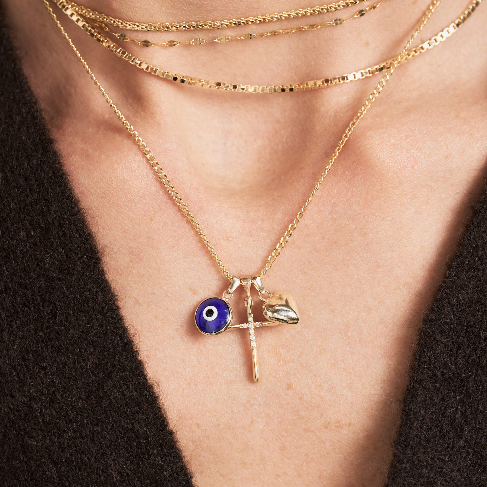 Evil Eye Charm Pendant