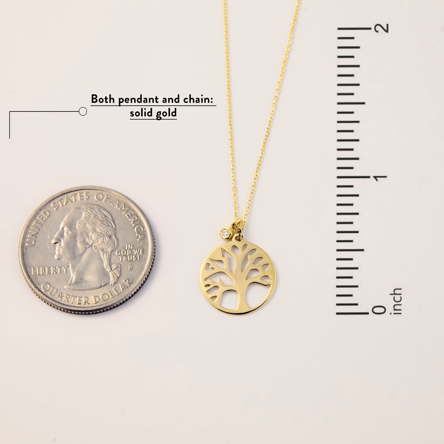 Diamond Tree of Life Necklace