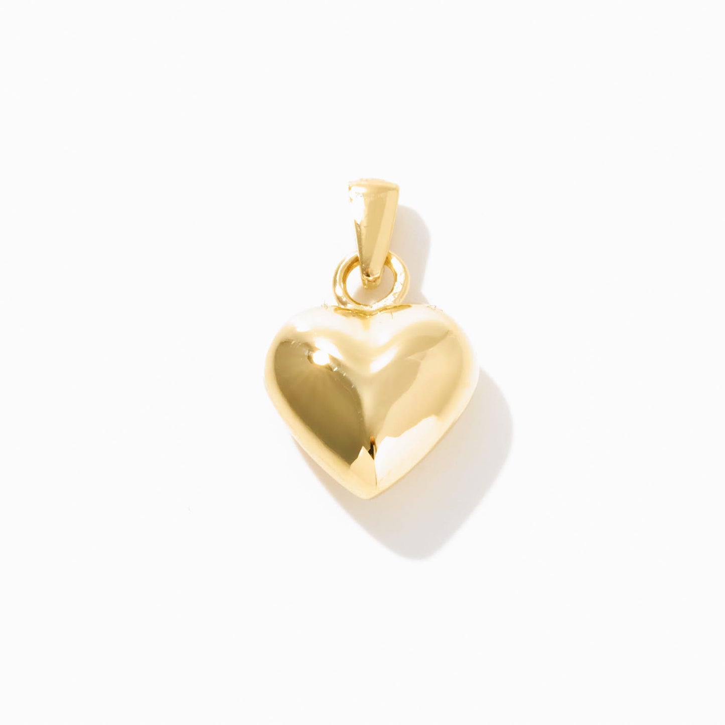 Heart Charm in 14k Solid Gold