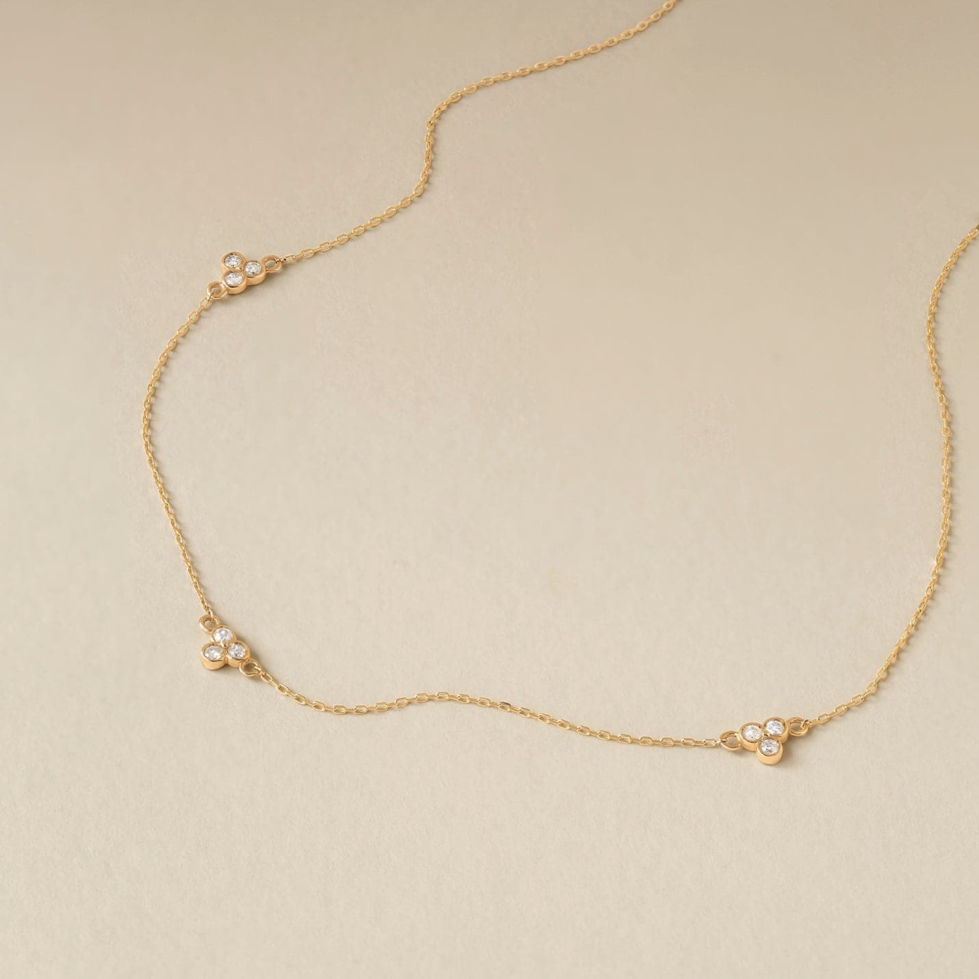 Diamond Station Necklace