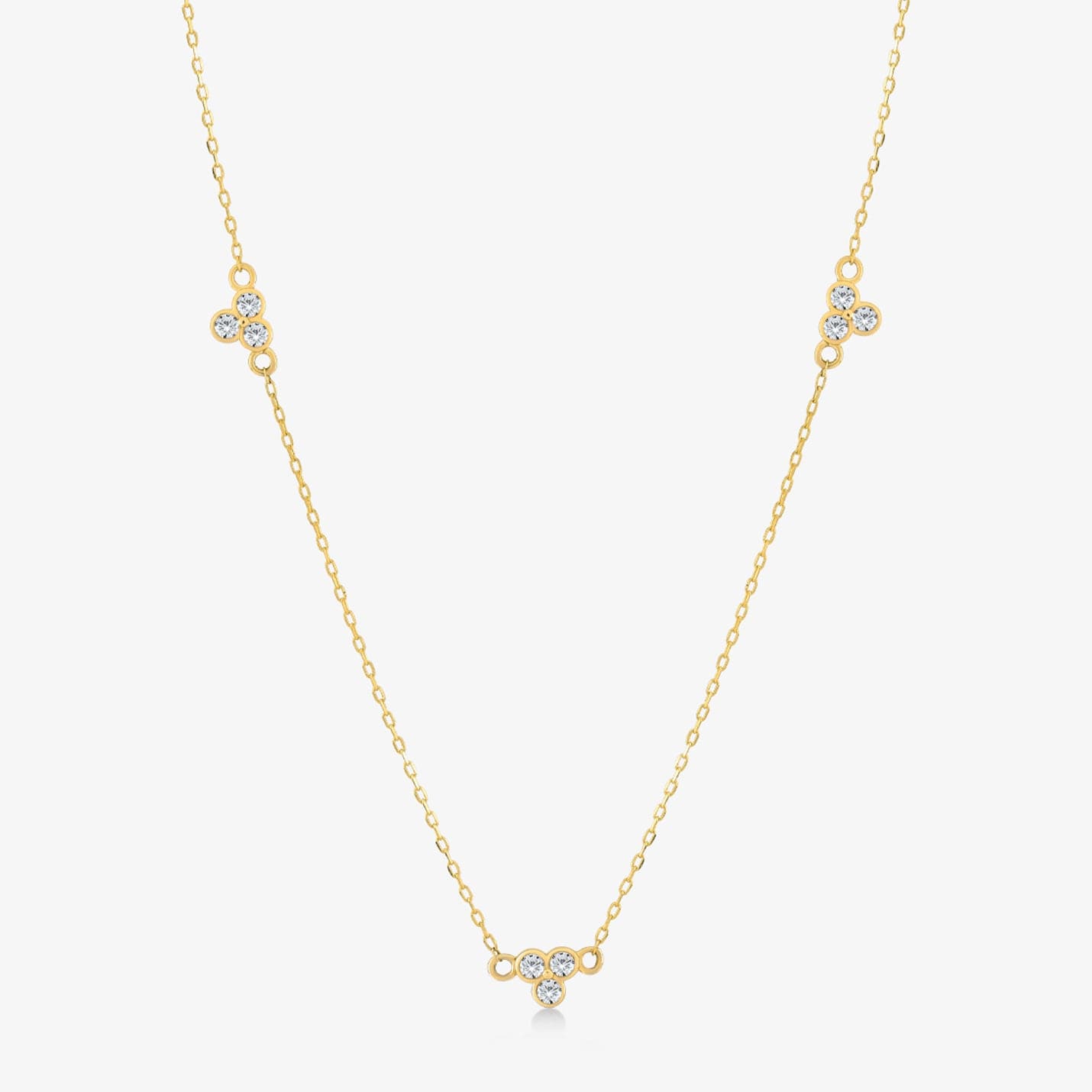 Diamond Station Necklace
