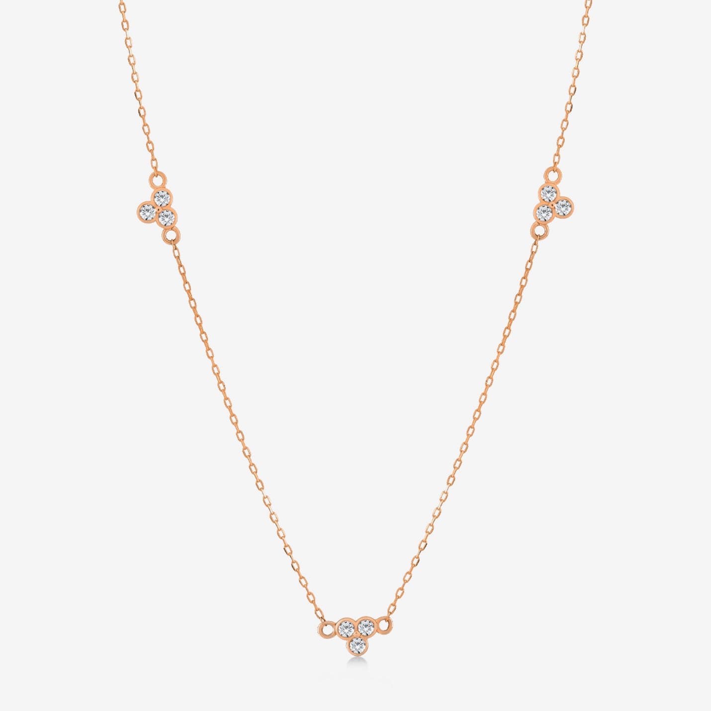 Diamond Station Necklace