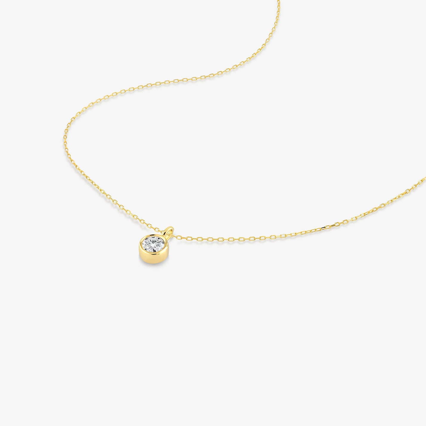 Diamond Halo Necklace