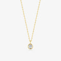 Diamond Halo Necklace