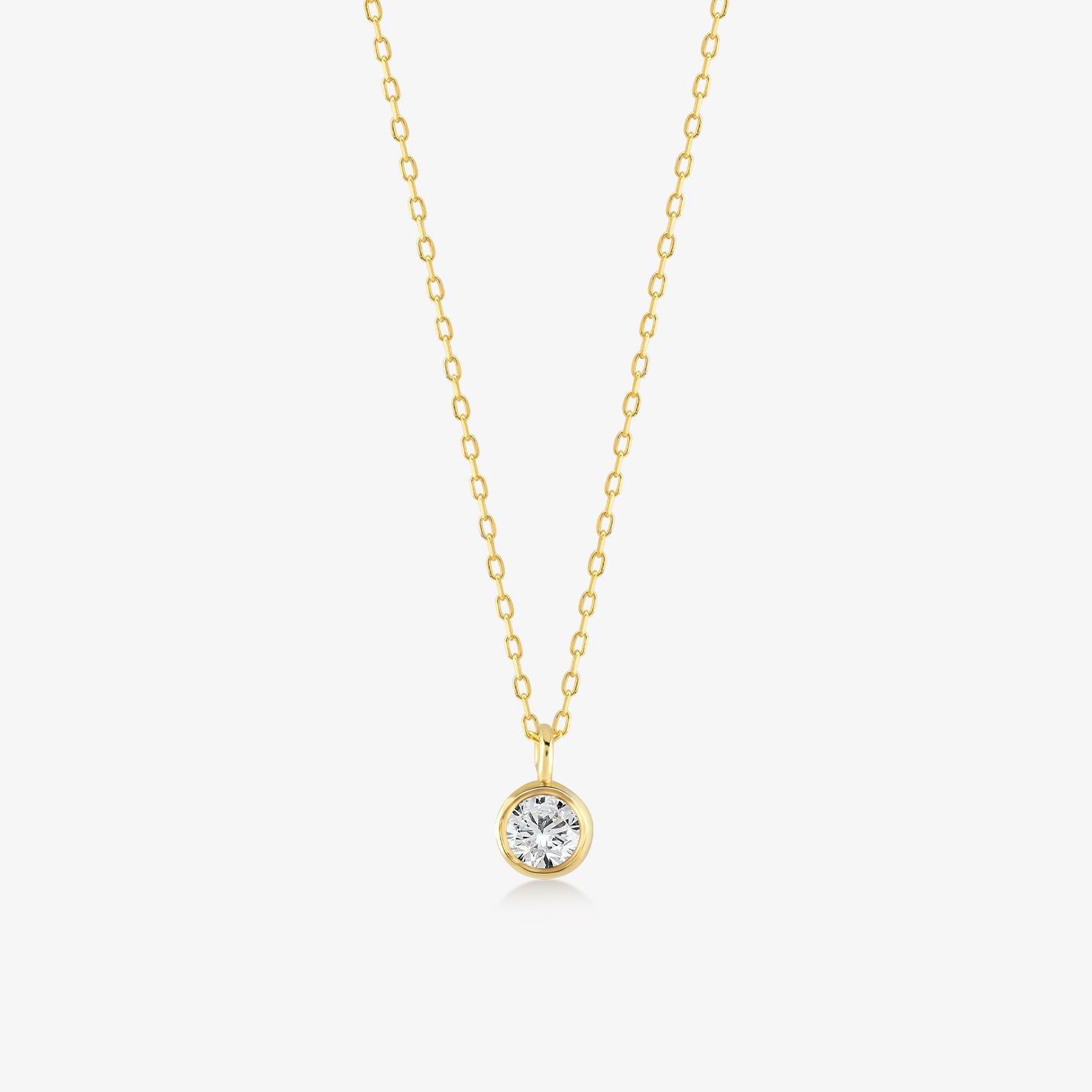 Diamond Halo Necklace