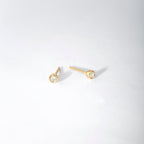 Diamond Round Solitaire Earrings