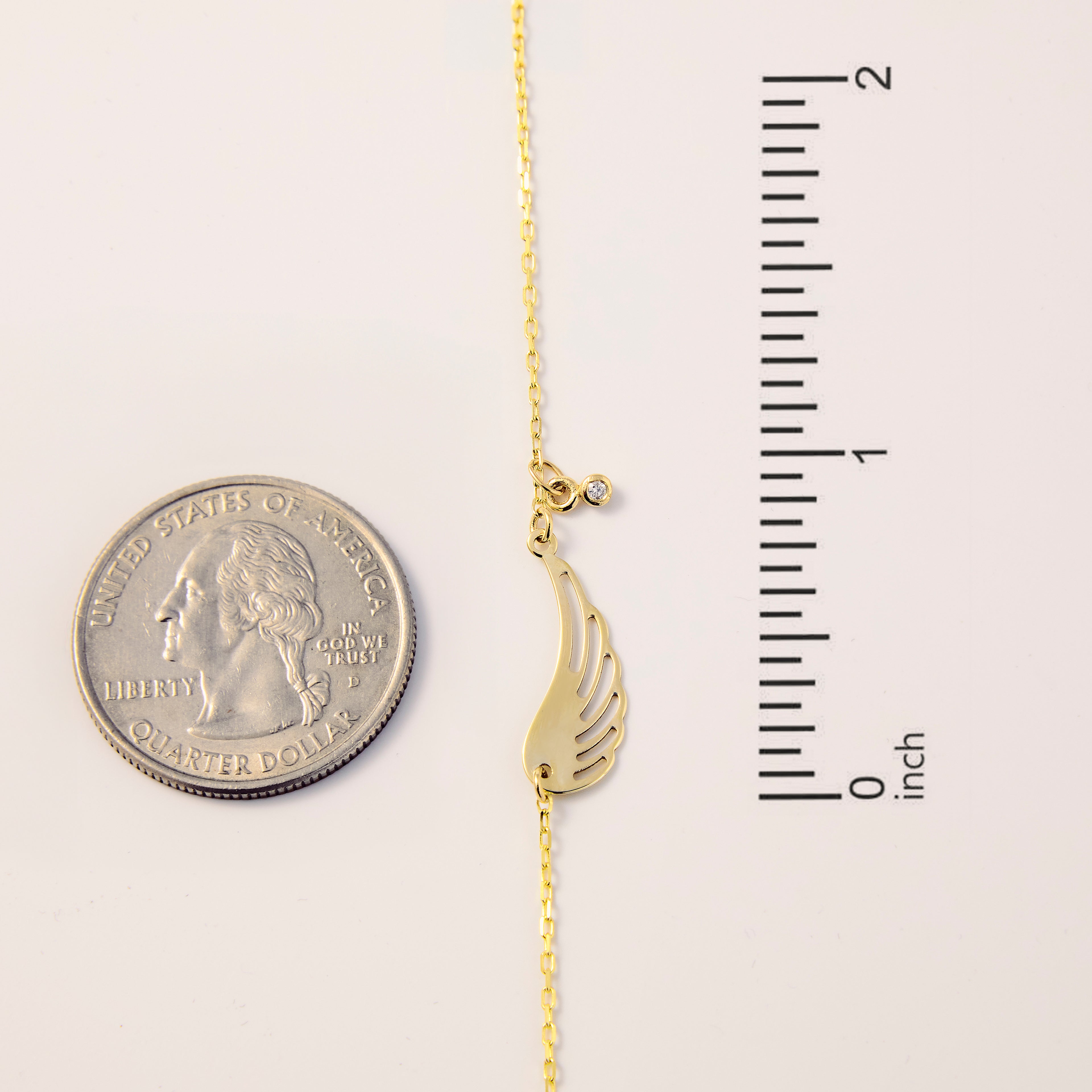 Diamond Wing Bracelet