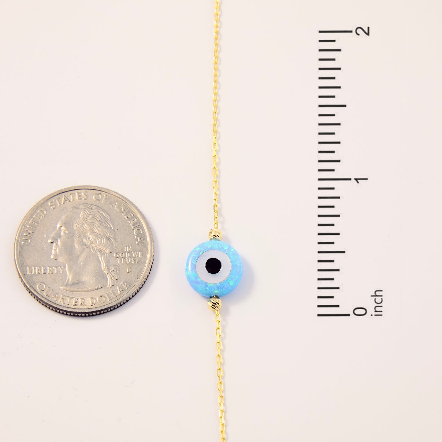 Opal Evil Eye Bracelet