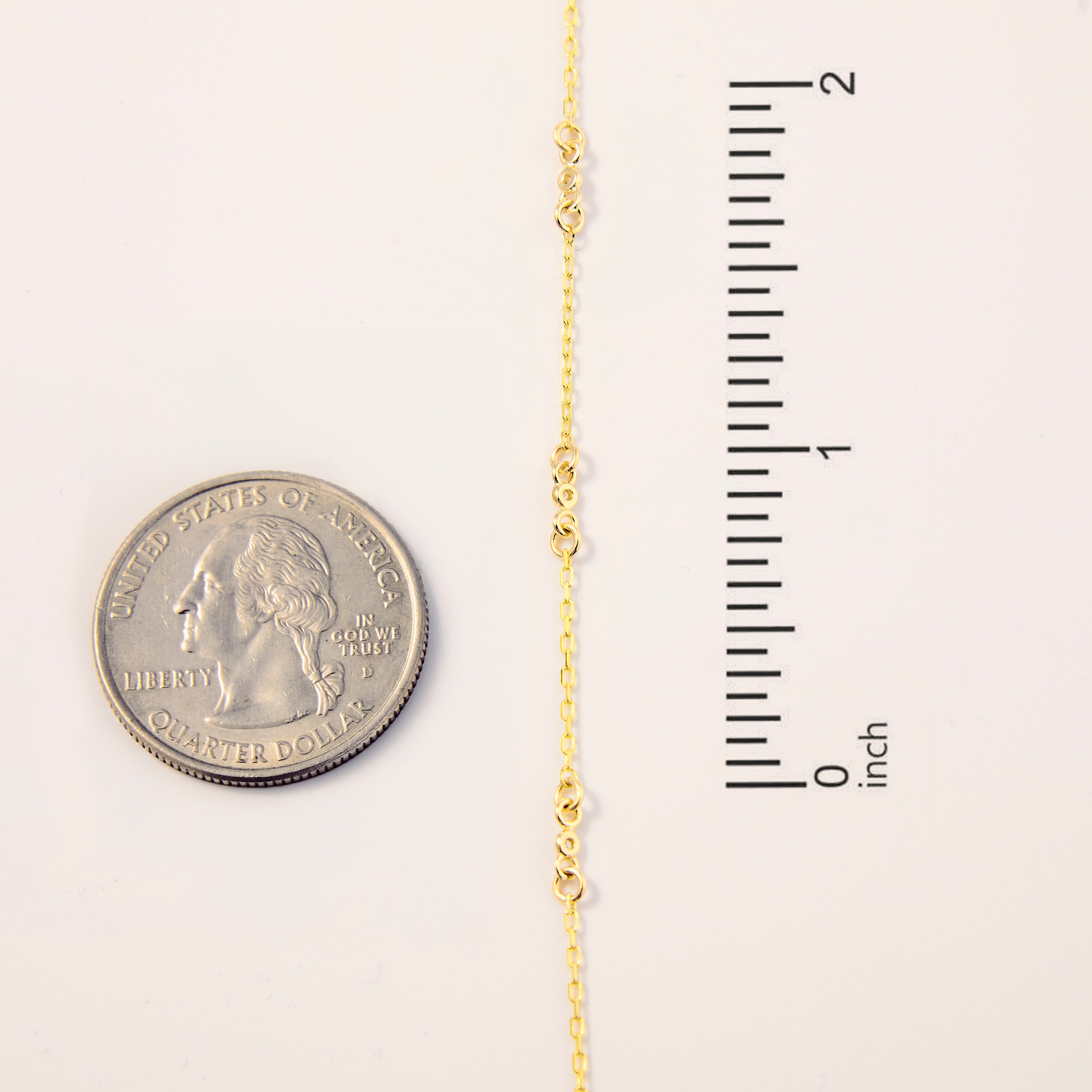 Diamond Bezel Station Bracelet