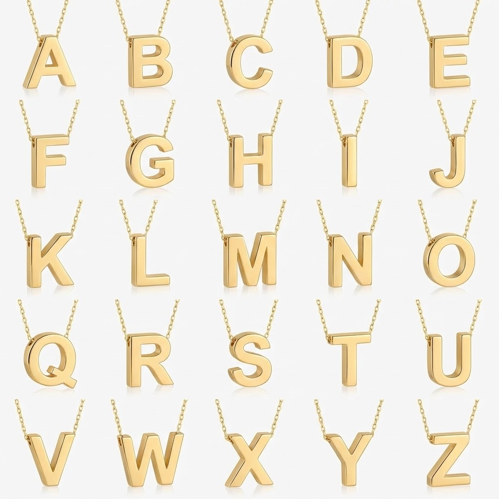 Initial Necklaces