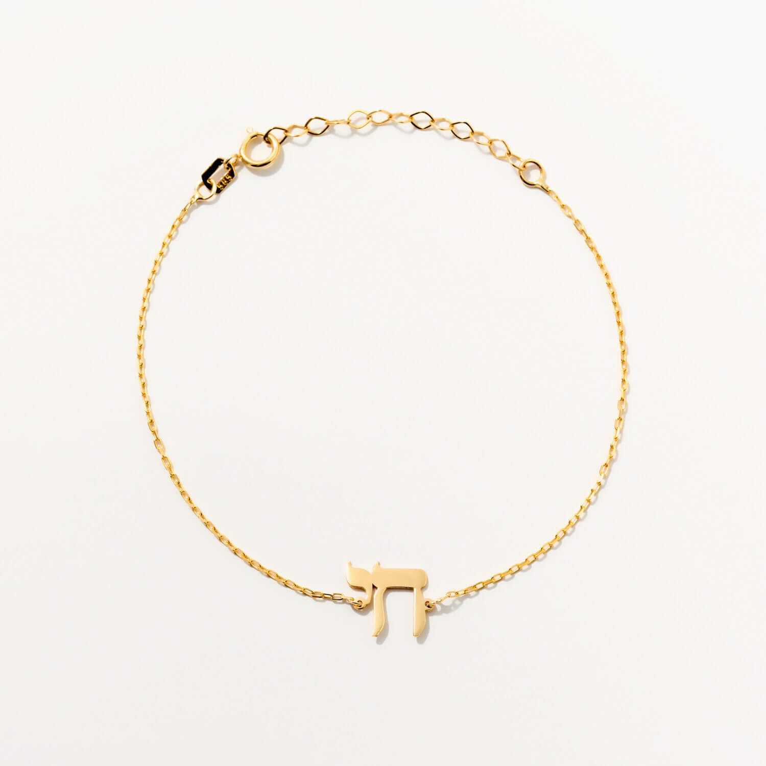 Hebrew Chai Bracelet