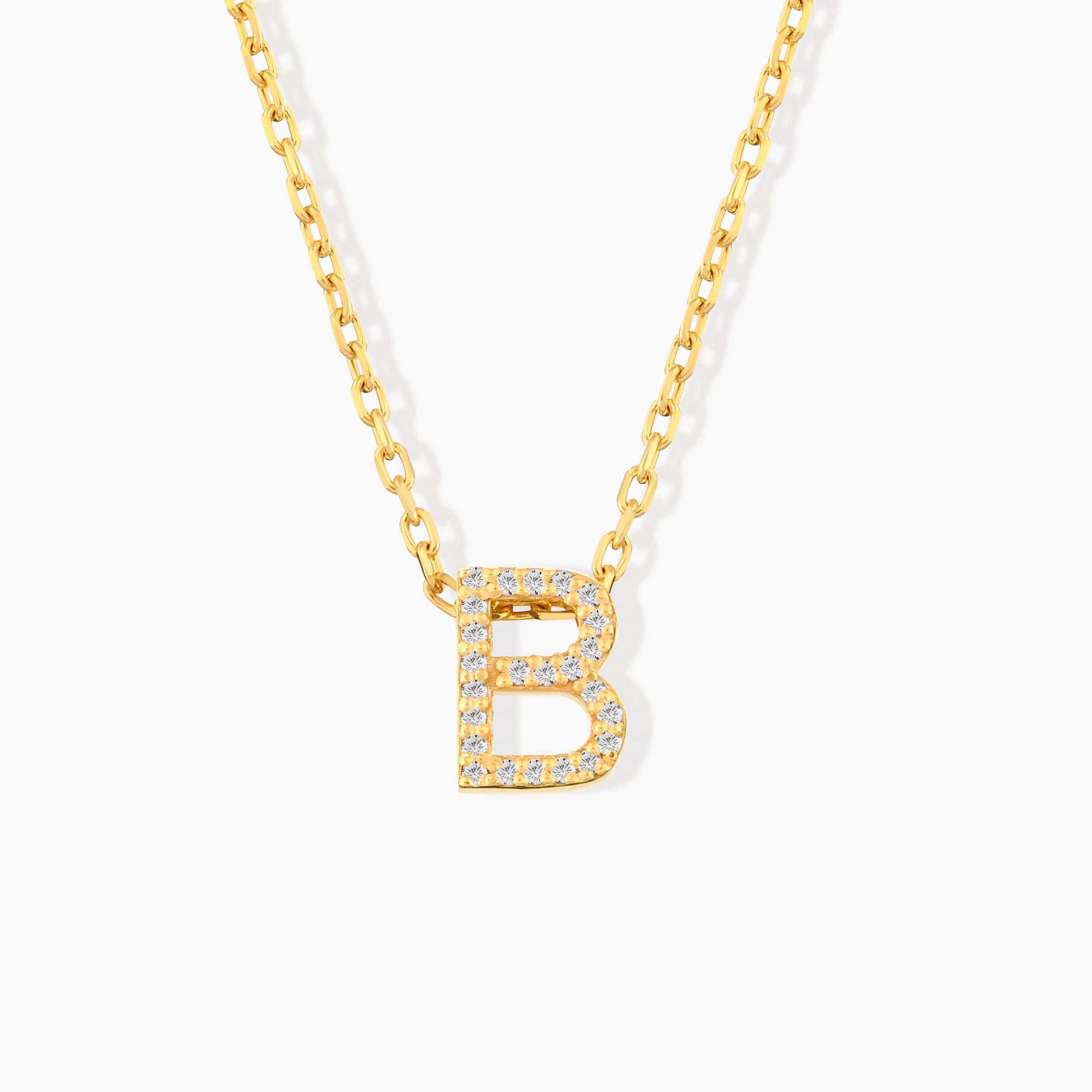 Diamond Letter Necklace