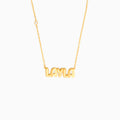 Diamond Bubble Name Necklace