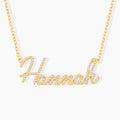 Diamond Script Personalized Name Necklace