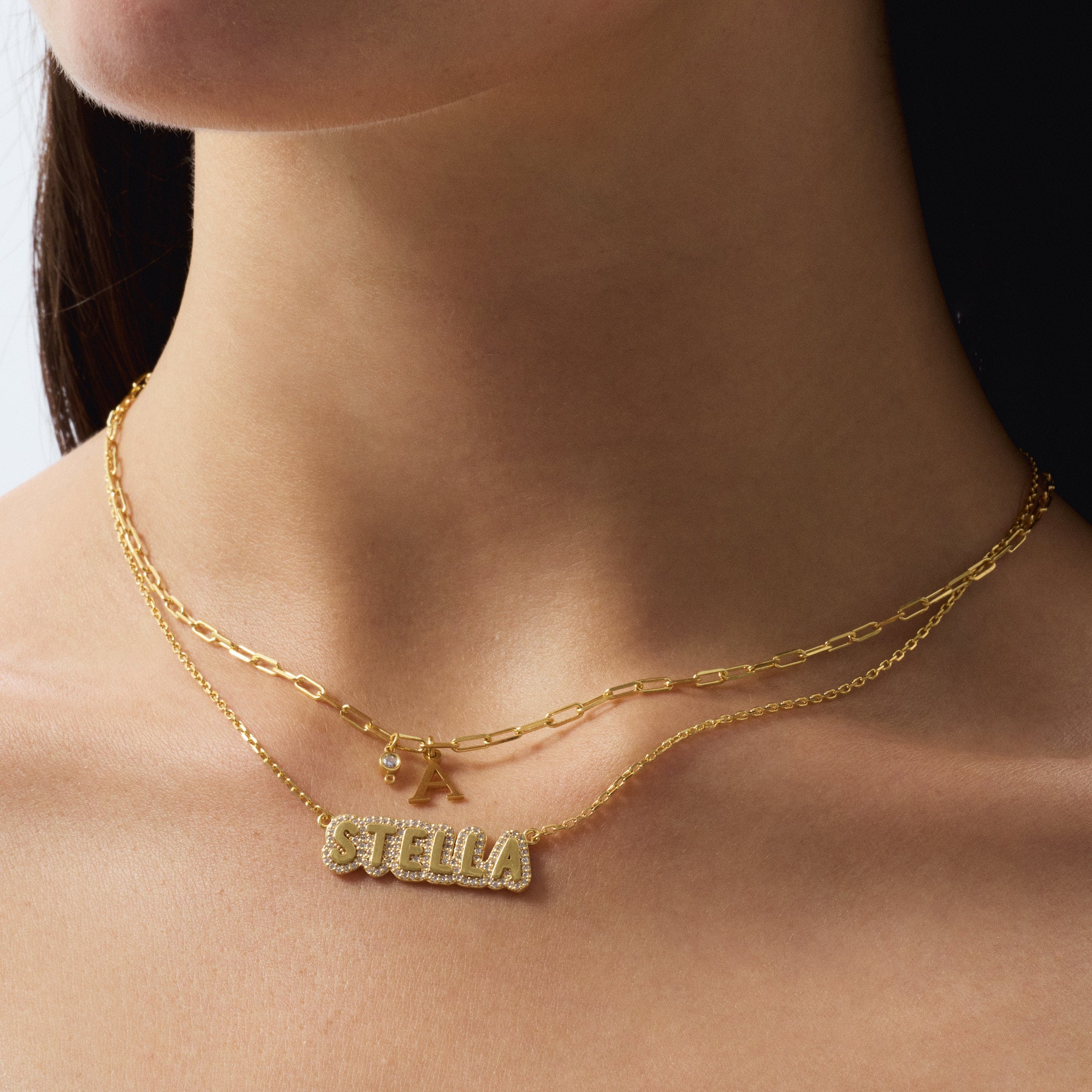 Diamond Initial Necklace - All initials are available