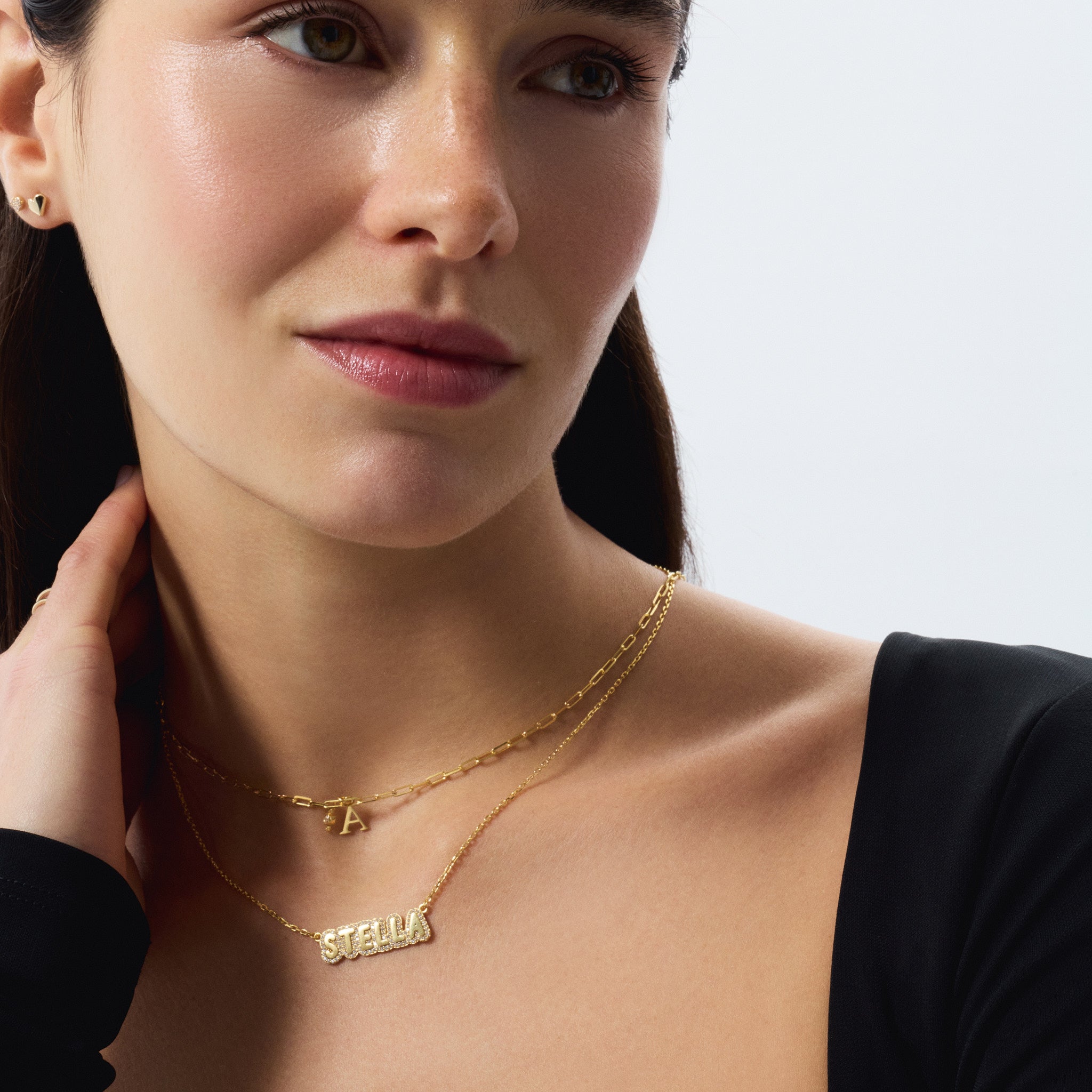 Diamond Initial Necklace - All initials are available