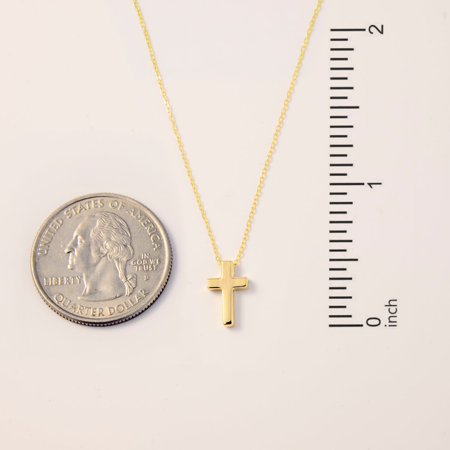 Tiny Cross Necklace