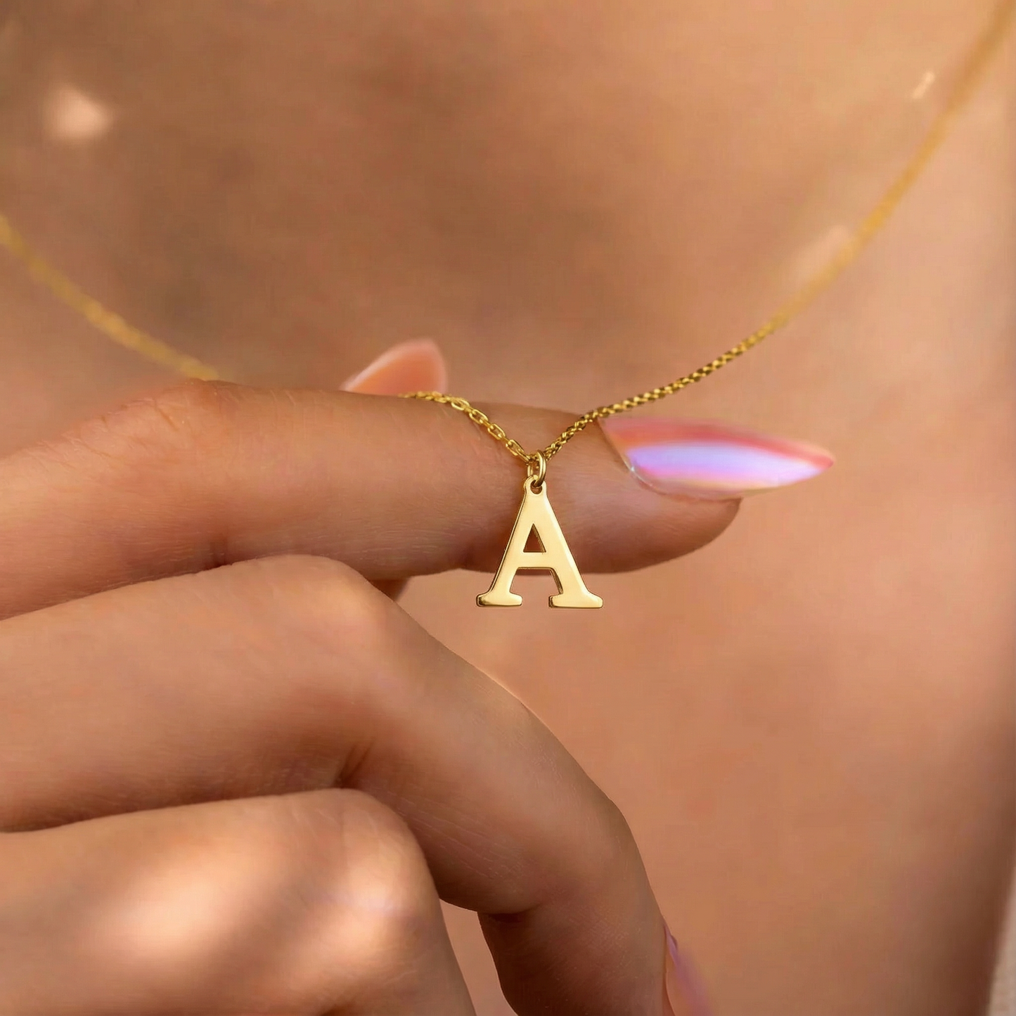 Personalized Initial Pendant Necklace