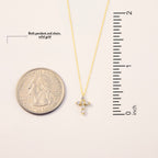 Diamond Cross Pendant Necklace