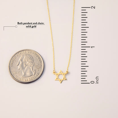 Jewish Star Necklace