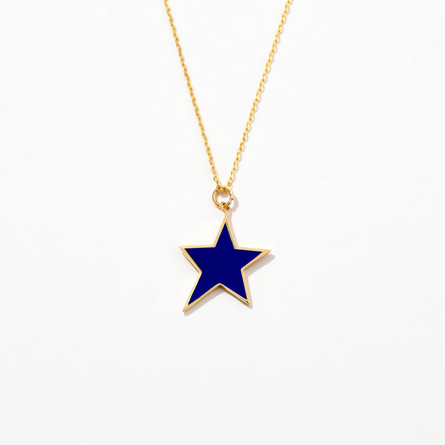 Enamel Star Necklace