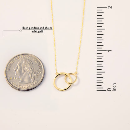 Interlocking Circle Necklace