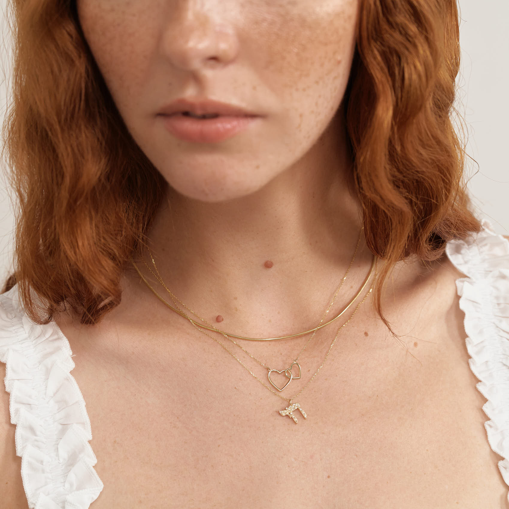 Diamond Chai Life Necklace