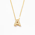 Diamond Letter Necklace