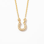 Diamond Horseshoe Necklace