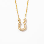 Diamond Horseshoe Necklace