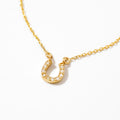 Diamond Horseshoe Necklace