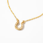 Diamond Horseshoe Necklace