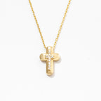 Small Diamond Cross Necklace