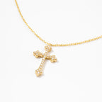 Diamond Petite Cross Necklace