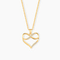 Diamond Infinity Heart Necklace