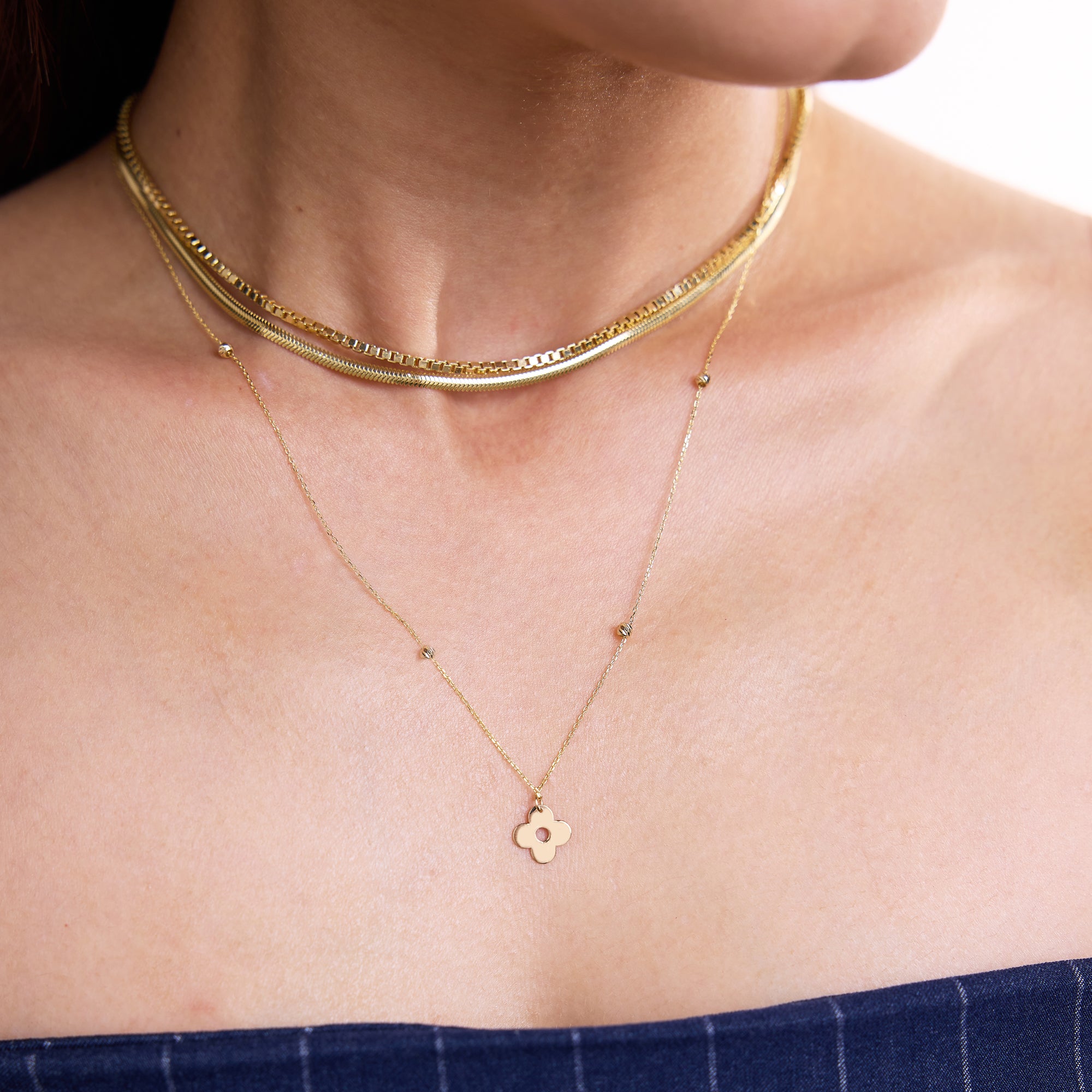 Dainty Clover Necklace