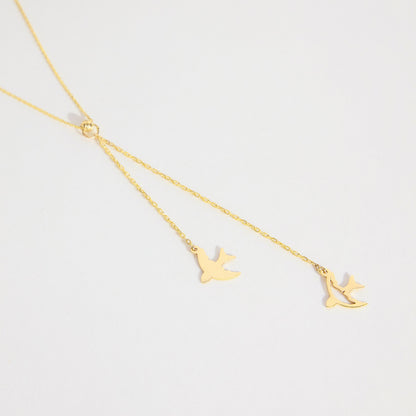 Dainty Birds Necklace